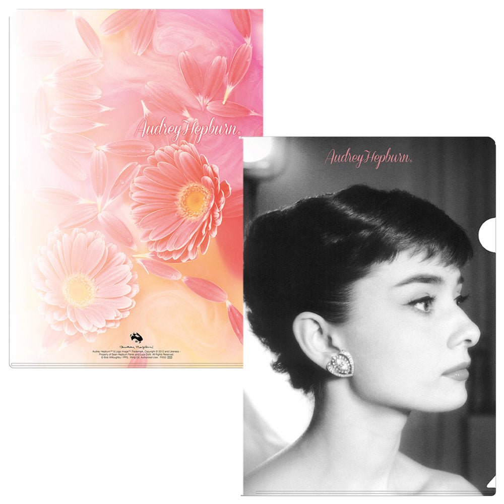 AUDREY HEPBURN オードリー・ヘプバーン - A4クリアファイル / G / ファイル・バインダー - PGS